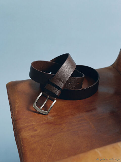 LCW ACCESSORIES Hakiki Deri Erkek Kemer  - S6NG92Z8-HCS