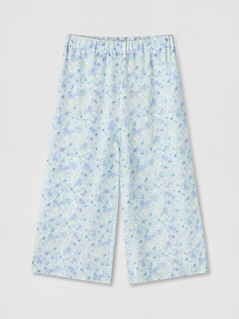 LCW Kids Çiçekli Kız Çocuk Kapri