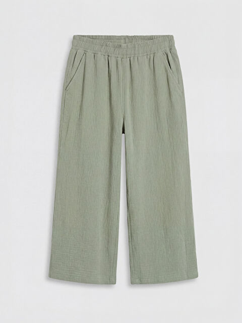 LCW Kids Dokulu Kız Çocuk Kapri