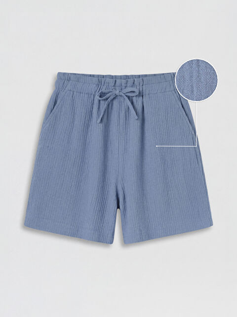 LCW Kids Müslin Kız Çocuk Şort