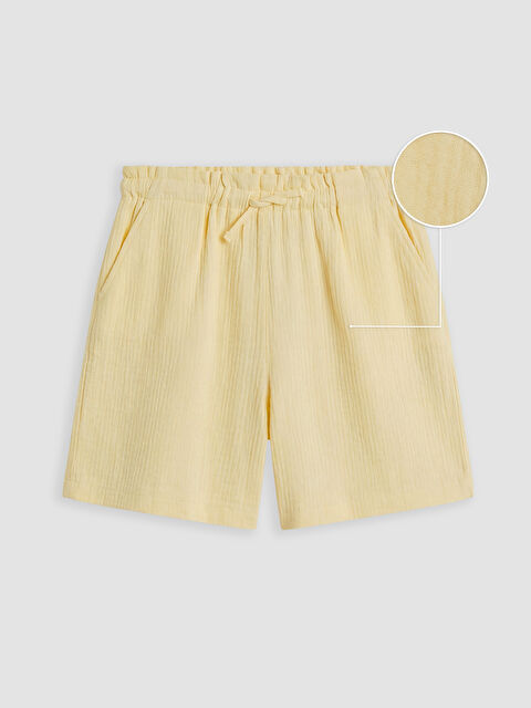 LCW Kids Müslin Kız Çocuk Şort