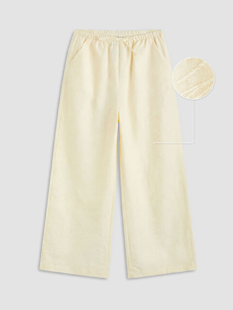 LCW Kids Kız Çocuk Armürlü Pantolon