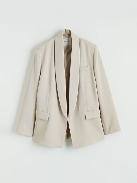 LCW Vision Şal Yaka Krep Kadın Blazer Ceket - S6NH85Z8-VKE