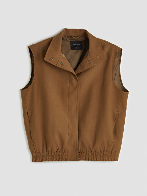 LCW Vision Dik Yaka Oversize Kadın Yelek - S6NH86Z8-CW2