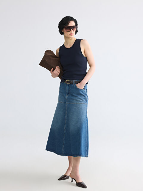 LCW Vision A Kesim Midi Jean Etek