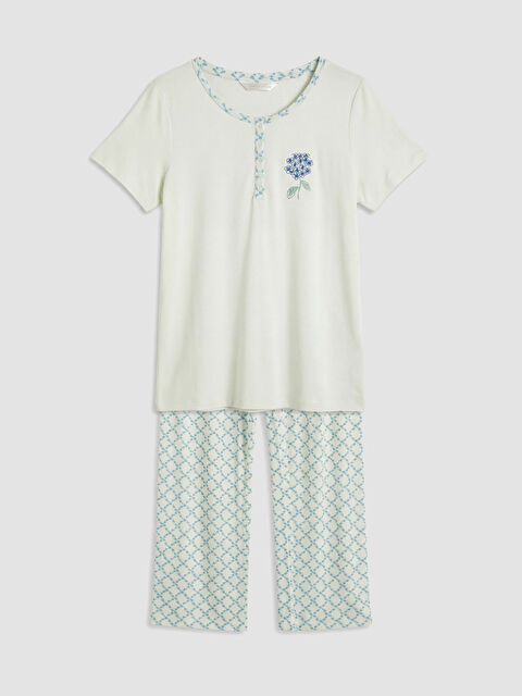 LCW DREAM Çiçekli Kadın Pijama Takım