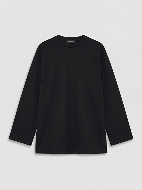 LCW Modest Bisiklet Yaka Kadın Sweatshirt Tunik