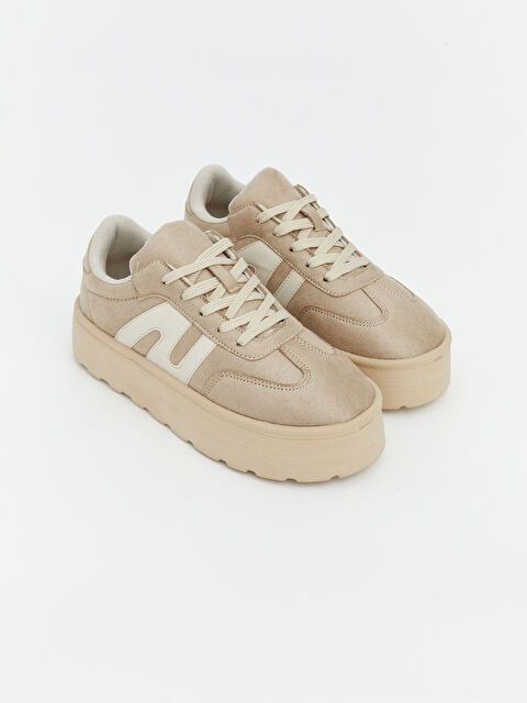 LCW STEPS Süet Görünümlü Kalın Tabanlı Kadın Spor Ayakkabı - S6NJ46Z8-EYM