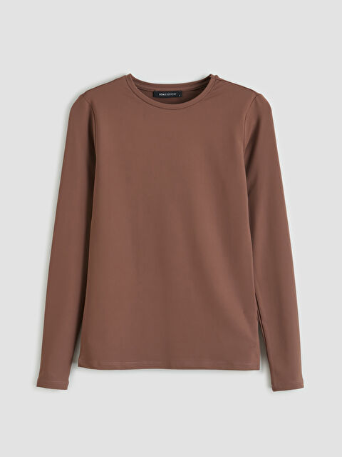 LCWAIKIKI Classic Bisiklet Yaka Kadın Body - S6NK12Z8-H1K