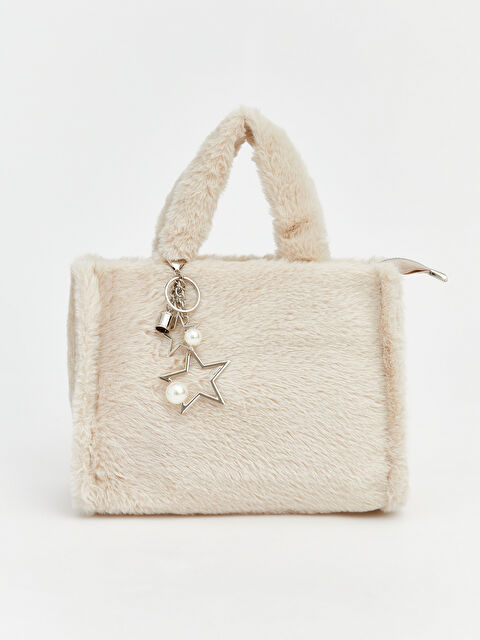 LCW ACCESSORIES Aksesuarlı Pelüş Kadın Omuz Çantası - S6NK43Z8-EEW