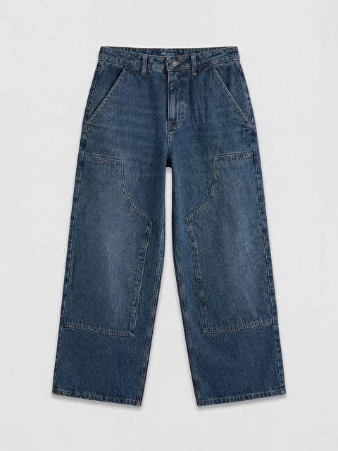 LCW Jeans Baggy Fit Kadın Jean Pantolon - S6NK80Z8-JVV