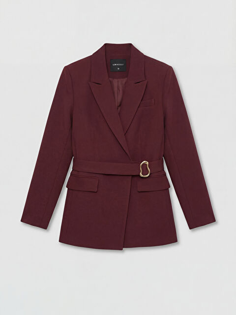 LCW Modest Kruvaze Yaka Kadın Blazer Ceket - S6NL40Z8-2DZ