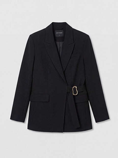 LCW Modest Kruvaze Yaka Kadın Blazer Ceket - S6NL40Z8-CVL