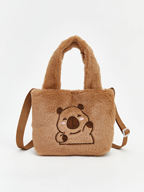 LCW ACCESSORIES Kadın Pelüş Omuz Çantası - S6NL59Z1-GAY