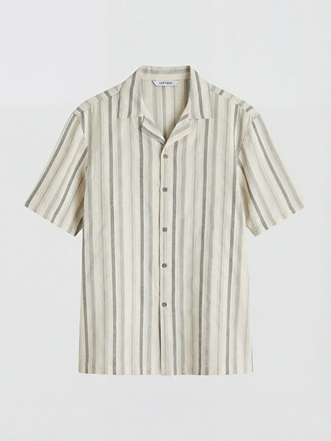 LCW Vision Regular Fit Çizgili Erkek Gömlek - S6NL83Z8-LFC