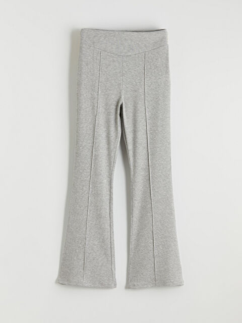 LCW Kids İspanyol Paça Kız Çocuk Fitilli Tayt - S6NM14Z4-CT3