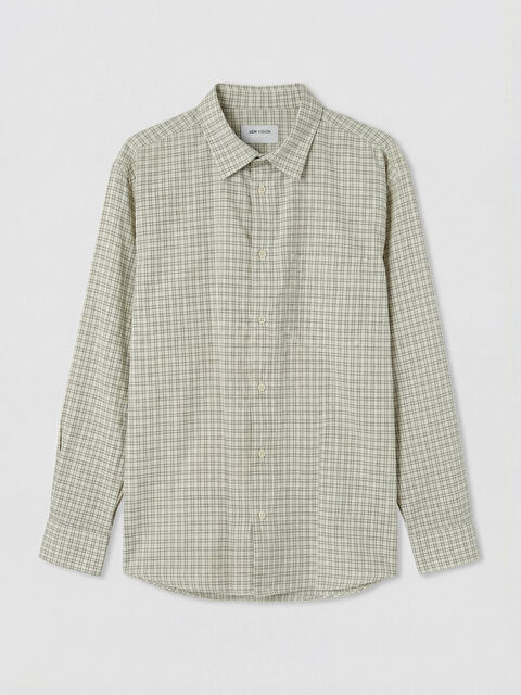 LCW Vision Regular Fit Ekose Erkek Gömlek