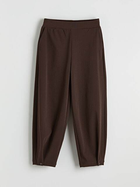 LCW Vision Beli Lastikli Dokulu Kadın Pantolon - S6NO47Z8-R39