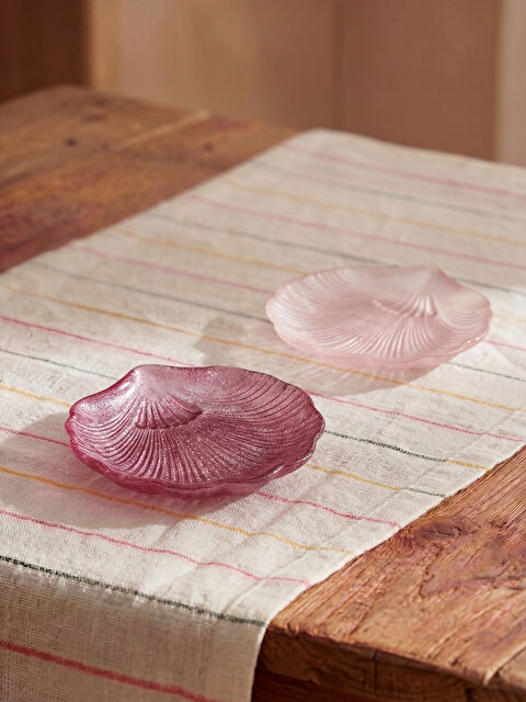 LCW HOME Deniz Kabuğu Formunda Cam Kase 2'li