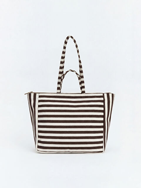 LCW ACCESSORIES Çizgili Kadın Plaj Çantası