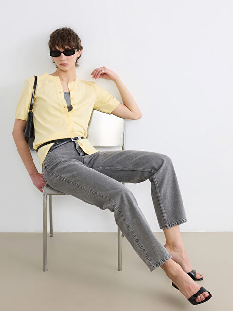 Soulife Bisiklet Yaka Kadın Triko Hırka - S6NP75Z8-FSR