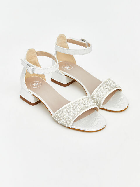 LCW STEPS Bilekten Bağlamalı Kız Çocuk Topuklu Ayakkabı - S6NR21Z4-Q6K