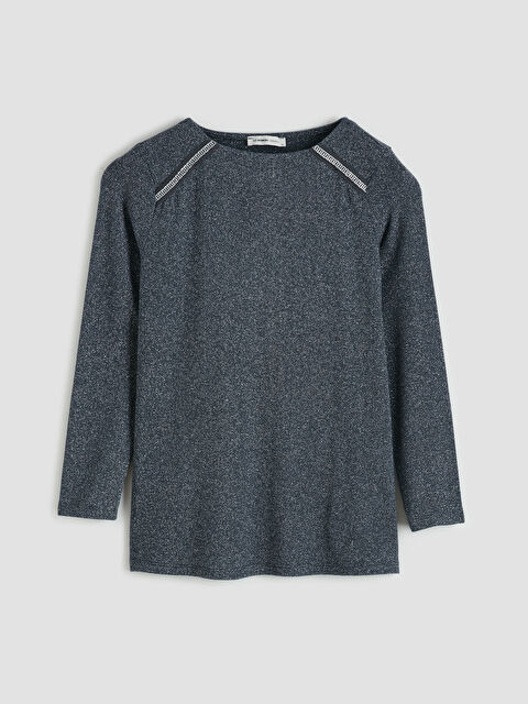 LCW Grace Bisiklet Yaka Kadın Tişört - S6NR31Z8-HEF