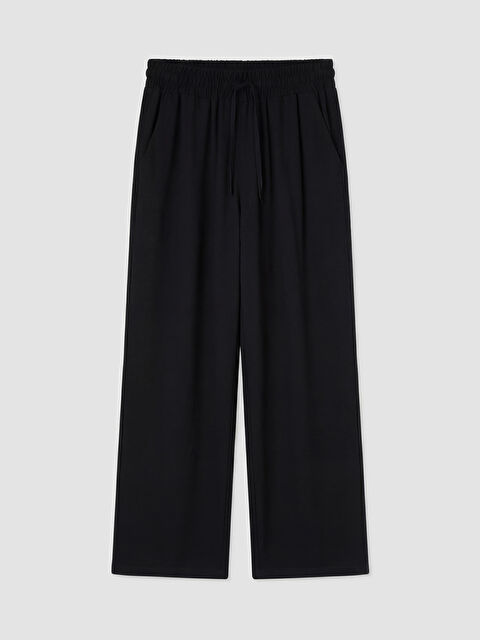 LCW EVERYDAY Beli Lastikli Geniş Paça Kadın Pantolon