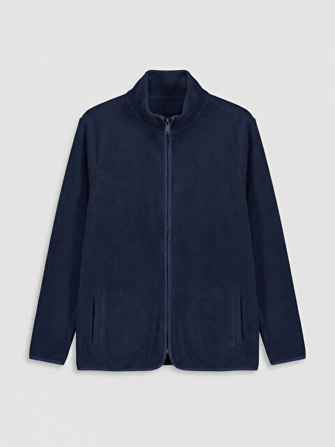 LC WAIKIKI Woman INDIGO Zip-Up Sweatshirt - S6NS13Z8-YDN