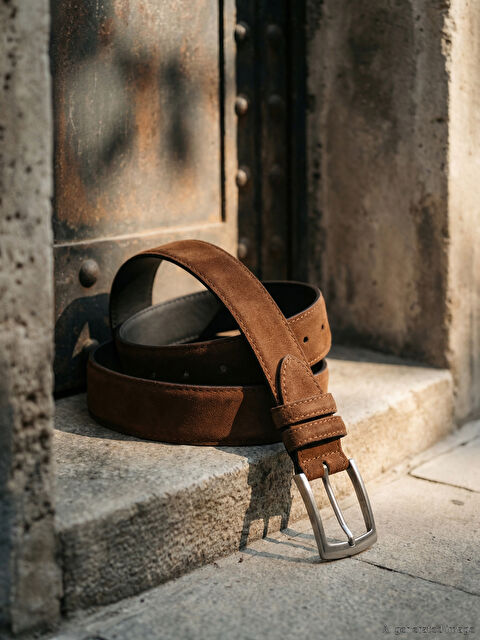 LCW ACCESSORIES Süet Görünümlü Erkek Kemer - S6NS22Z8-4MR