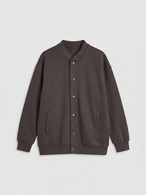 LCW Kids Kolej Yaka Çıtçıt Kapamalı Erkek Çocuk Ceket - S6NS24Z4-R34