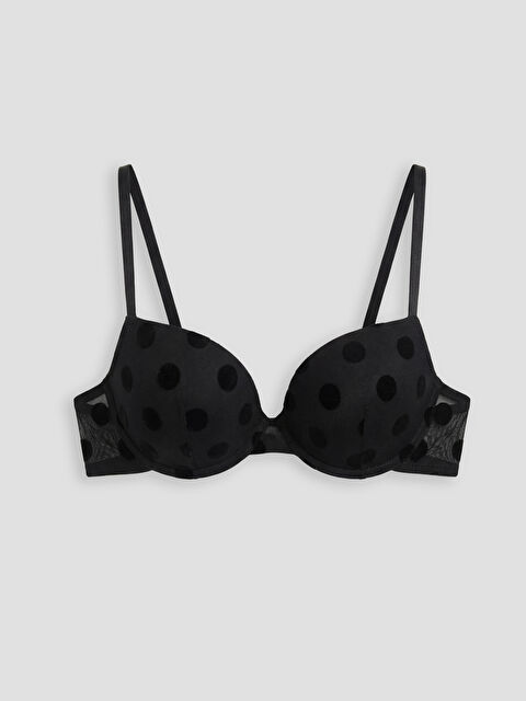 LCW DREAM Balenli Dolgusuz Puantiyeli Tişört Sütyen - S6NS79Z8-CVL