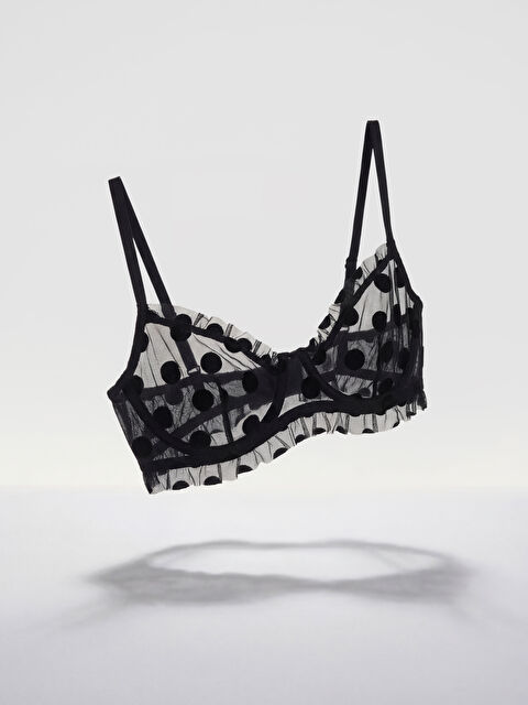 LCW DREAM Balenli Dolgusuz Puantiyeli Tişört Sütyen - S6NS82Z8-CVL