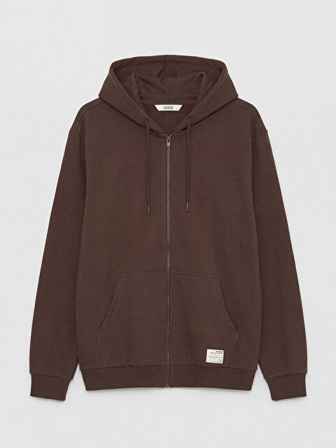 XSIDE Kapüşonlu Erkek Fermuarlı Sweatshirt - S6NT00Z8-HSK