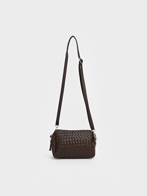 LCW ACCESSORIES Fermuarlı Örgü Desenli Kadın Kol Çantası - S6NT02Z8-DJ7