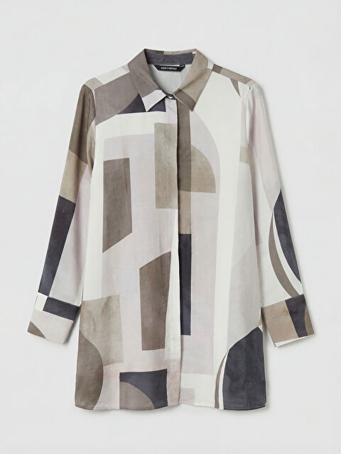 LCW EVERYDAY Desenli Kadın Gömlek Tunik - S6NT03Z8-F9C