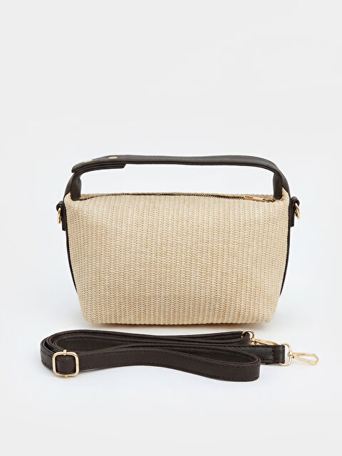 LCW ACCESSORIES Hasır Görünümlü Kadın Omuz Çantası - S6NT62Z8-ZNN