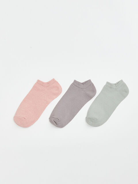 LCW ECO Kadın Patik Çorap 3'lü  - S6NU83Z8-ZSE