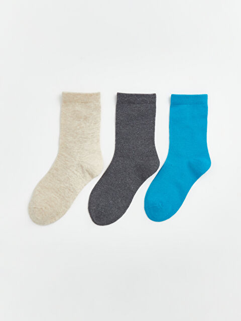 LCW Kids Erkek Çocuk Soket Çorap 3'lü - S6NV04Z4-ZNH
