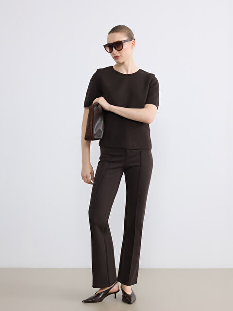 LCWAIKIKI Classic Dar Fit Geniş Paça Kadın Pantolon - S6NV70Z8-ZP7