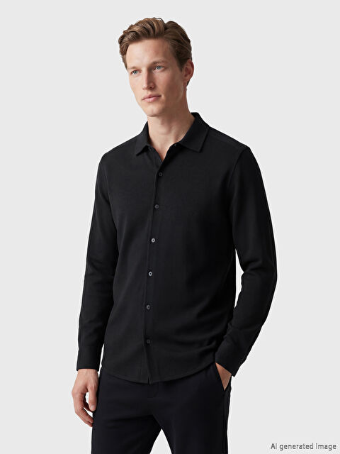 SOUTHBLUE Slim Fit Erkek Oxford Gömlek