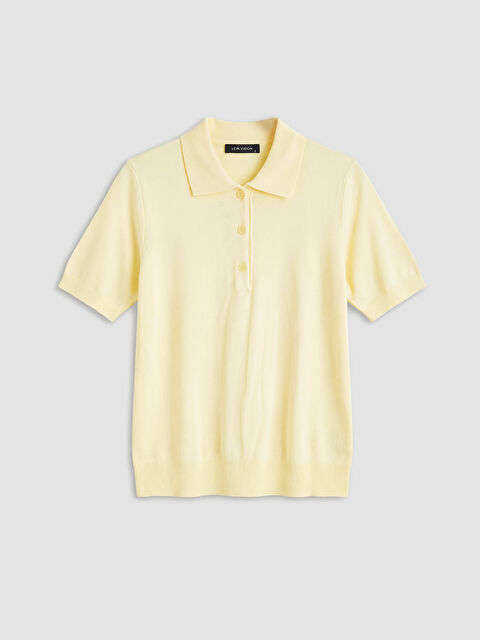 LCW Vision Polo Yaka Kadın Triko Kazak - S6NY15Z8-FWU