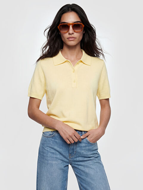 LCW Vision Polo Yaka Kadın Triko Kazak