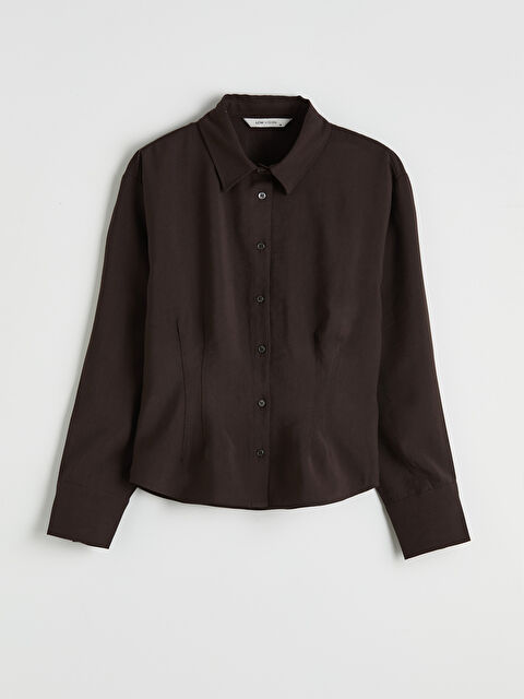 LCW Vision Büzgülü Kadın Gömlek - S6NY83Z8-D2N