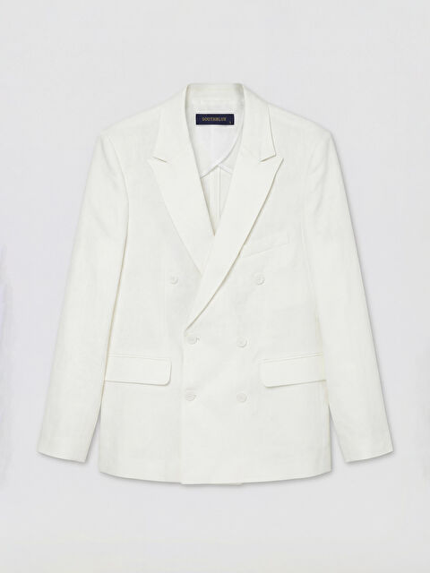 SOUTHBLUE Standart Kalıp Erkek Keten Blazer Ceket
