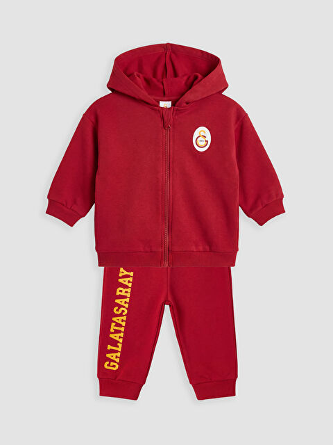 LCW baby Galatasaray Baskılı Erkek Bebek Eşofman Takımı - S6O041Z1-HKD