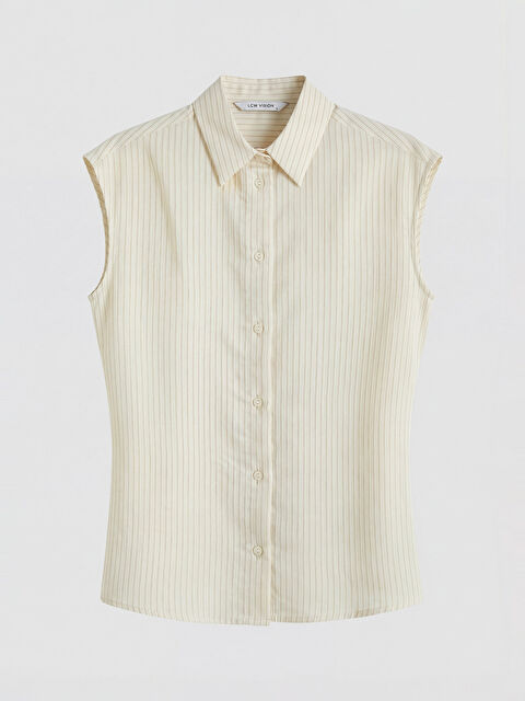 LCW Vision Çizgili Kadın Gömlek