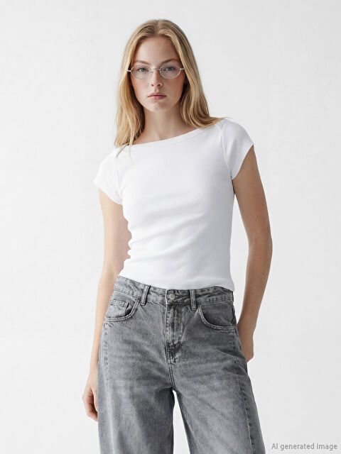 XSIDE Slash Neck Women's T-Shirt