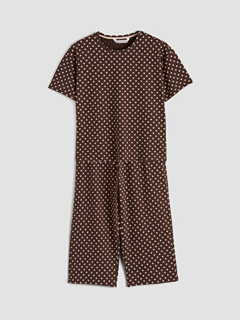 LCW DREAM Puantiyeli Kadın Kaprili Pijama Takımı - S6O116Z8-LQY