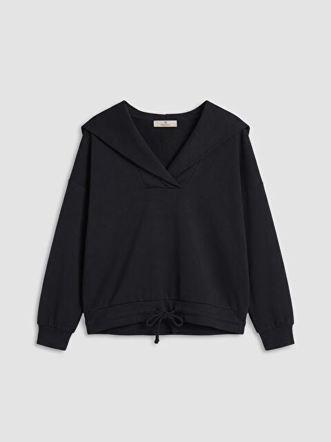 Natuvera V Yaka Kadın Sweatshirt - S6O148Z8-UP7